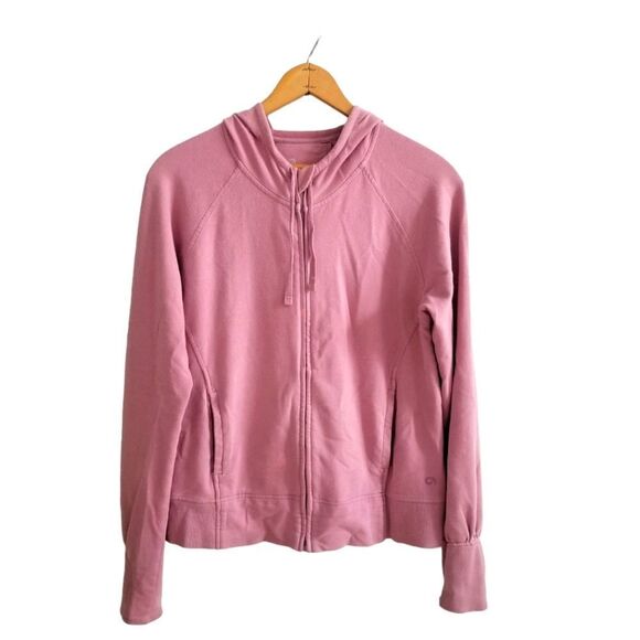 GapBody Fit Mauve Hoodie Size Medium 5 0312 - Picture 1 of 8